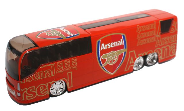 AR100.22.028  Arsenal Die-Cast Football Team Bus